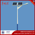 solar light post pole or tower with single bracket